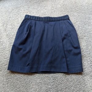 H&M navy blue mini w front pockets